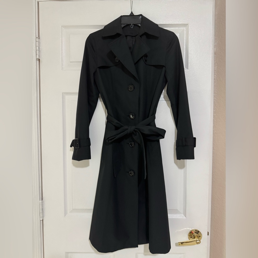 Uniqlo Black Trench Coat
